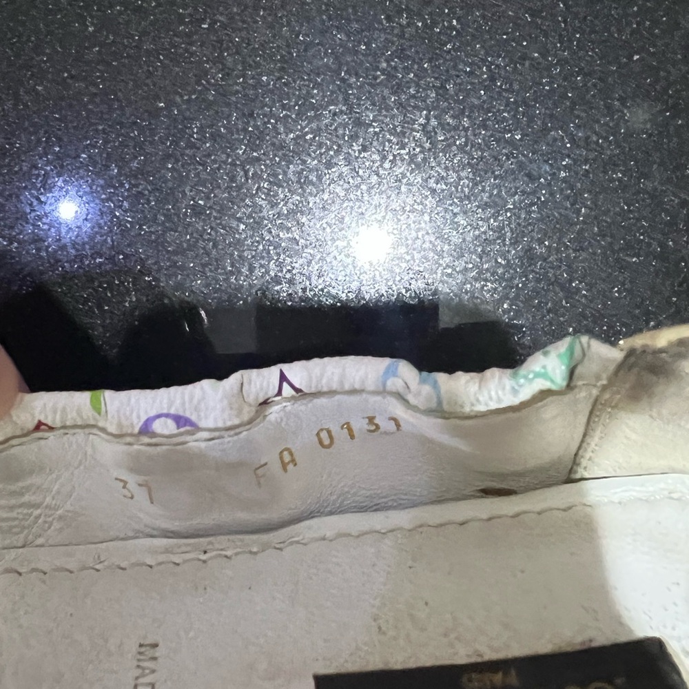 Louis Vuitton Multicolor Ballet Flats with Gold Accents - Picture 6 of 6